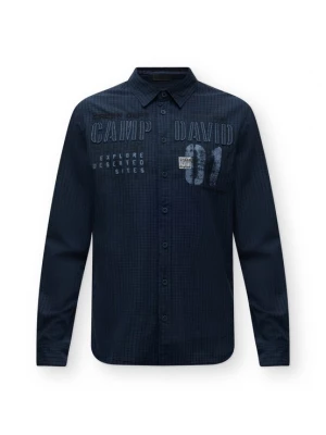 Obrázek produktu CAMP DAVID Košile námořnická modř / noční modrá / chladná modrá / černá