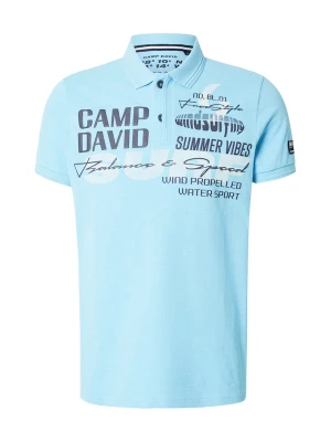 Obrázek produktu CAMP DAVID Tričko aqua modrá / grafitová / bílá