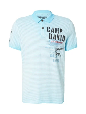 Obrázek produktu CAMP DAVID Tričko kouřově modrá / světlemodrá / červená / černá