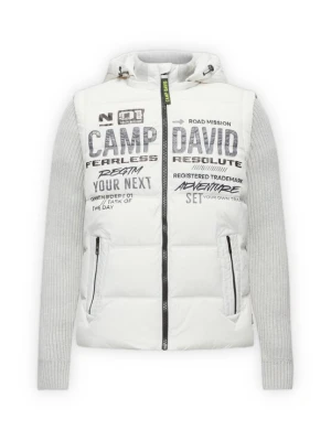 Obrázek produktu CAMP DAVID Zimní bunda starobéžová / hnědá / tmavě šedá / bílá
