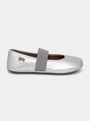 Obrázek produktu Camper Dětské kožené baleríny Camper Right Kids stříbrná