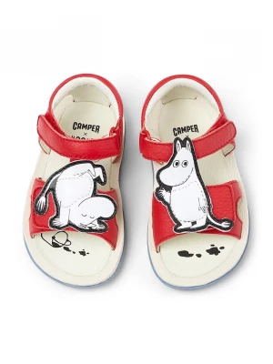 Obrázek produktu Camper Dětské kožené sandály Camper TWS FW by Moomin červená