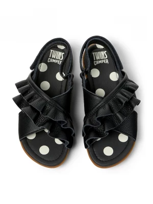 Obrázek produktu Camper Dětské kožené sandály Camper TWS Kids černá