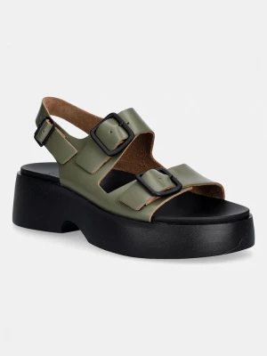 Obrázek produktu Camper Kožené sandály Tasha zelená