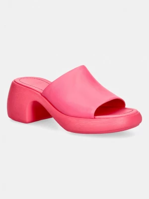 Obrázek produktu Camper pantofle na sloupku dámské kožené Thelma Sandal růžová