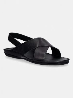 Obrázek produktu Camper sandály na plochém podpatku dámské kožené Right Isla černá