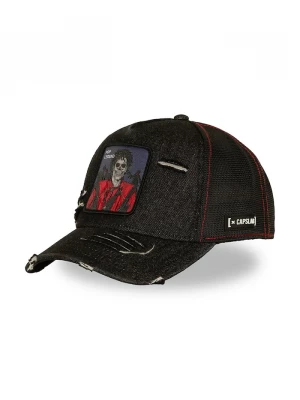 Obrázek produktu Capslab trucker čepice s bavlnou x Michael Jackson černá