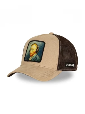 Obrázek produktu Capslab trucker čepice s bavlnou x van Gogh béžová