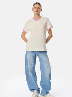 Obrázek produktu Cardio Bunny Tričko 'CONTRAST TRIM' krémová