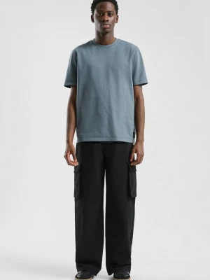 Obrázek produktu Cargo denim / Volný střih / Střední výška / Rovné nohavice QS černá
