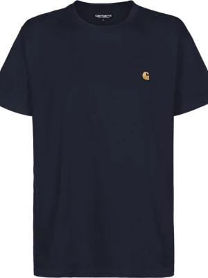 Obrázek produktu Carhartt WIP Tričko 'Chase' noční modrá / oranžová