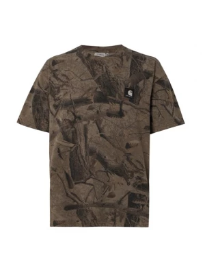 Obrázek produktu Carhartt WIP Tričko 'Feather Tree' hnědá / tmavě hnědá / černá