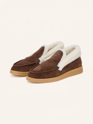 Obrázek produktu Casadei Mokasíny tmavě hnědá / bílá