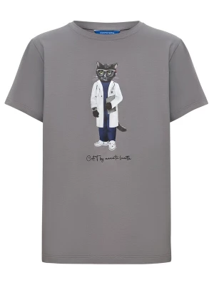 Obrázek produktu Cat e Lolette Tričko 'Doctor Cat' šedá