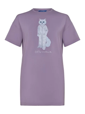 Obrázek produktu Cat e Lolette Tričko 'Pajamas Cat' fialová