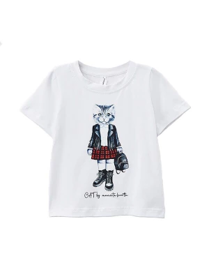 Obrázek produktu Cat e Lolette Tričko 'Rocker Cat' bílá