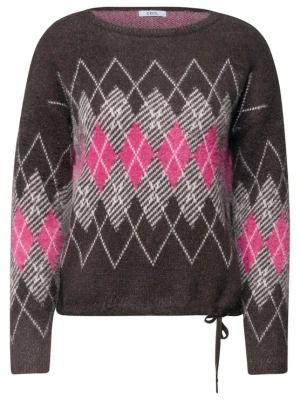Obrázek produktu CECIL Svetr béžová / hnědá / pink
