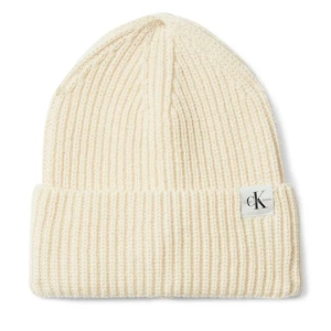 Obrázek produktu Čepice Calvin Klein Jeans Monogram Rib Beanie IU0IU00440 Écru Krémová