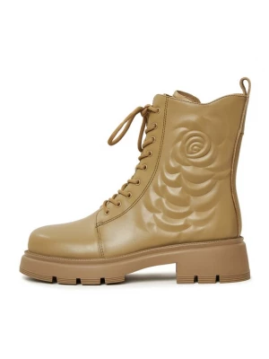 Obrázek produktu CESARE GASPARI Šněrovací kozačky khaki