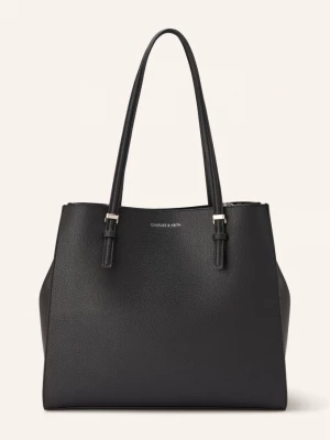 Obrázek produktu Charles & Keith Nákupní Taška Sansa černá / stříbrná