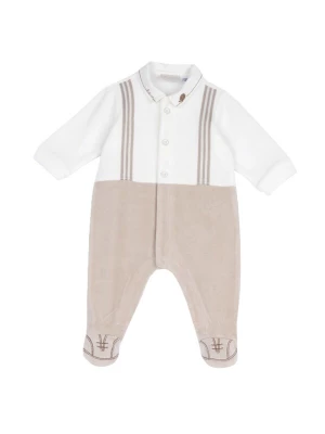 Obrázek produktu Chicco Dupačky / body tmavě béžová / bílá