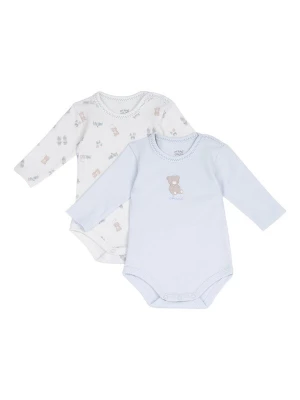 Obrázek produktu Chicco Dupačky / body tmavě béžová / opálová / světlemodrá / bílá