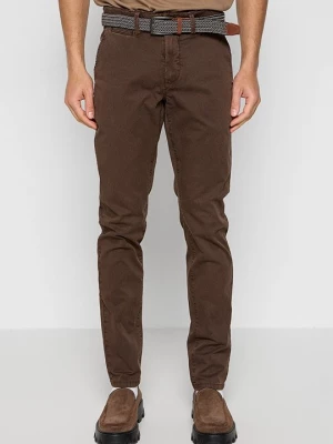 Obrázek produktu Chino kalhoty INDICODE hnědá