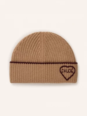 Obrázek produktu Chloé Čepice Encoeur S Kašmírem velbloudí / tmavě hnědá