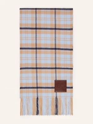 Obrázek produktu Chloé Kašmírová Šála Highlanding tmavě modrá / béžová / tmavě modrá