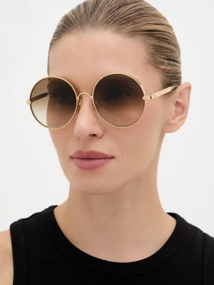 Obrázek produktu Chloe kulaté sluneční brýle dámské Chloé zlatá