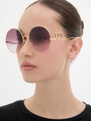 Obrázek produktu Chloe kulaté sluneční brýle dámské Chloé zlatá