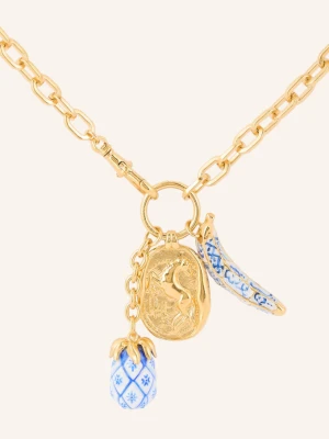 Obrázek produktu Chloé Náhrdelník Bloomcraft zlatá / modrá / bílá
