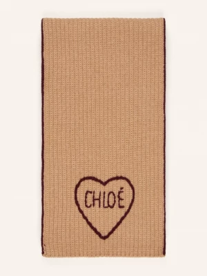Obrázek produktu Chloé Šála S Kašmírem velbloudí / tmavě fialová