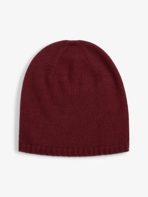 Obrázek produktu Cienka czapka beanie z wełną z merynosów BonPrix czerwony