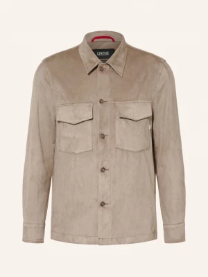Obrázek produktu Cinque Overshirt Cimulti V Koženém Vzhledu černošedá