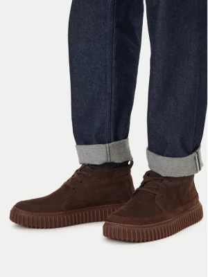 Obrázek produktu Clarks Kotníková obuv Torhill LaceHi 26184694 Tmavě hnědá