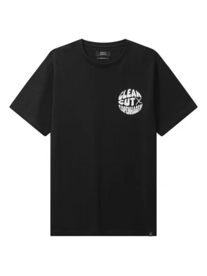 Obrázek produktu Clean Cut Copenhagen Tričko 'Circle' černá / bílá