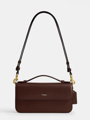 Obrázek produktu Coach crossbody kabelka dámská kožená Elora Top Handle hnědá