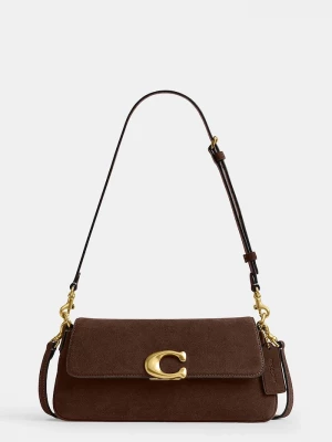 Obrázek produktu Coach crossbody kabelka dámská semišová Suade Jet Shoulder Bag hnědá