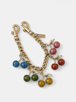 Obrázek produktu Coach klíčenka dámská Rainbow Cherries Bag Charm zlatá