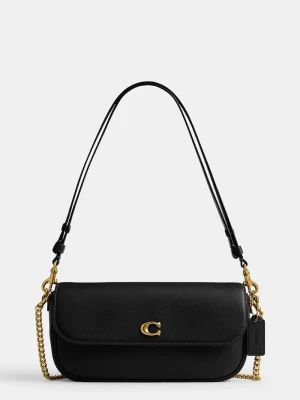 Obrázek produktu Coach Kožená kabelka Coach Brook Flap Chain Bag černá