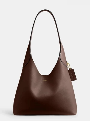 Obrázek produktu Coach Kožená kabelka Coach Brooklyn Shoulder Bag 28 hnědá