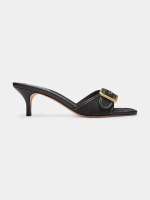 Obrázek produktu Coach pantofle na nízkém podpatku dámské Margot Sandal černá