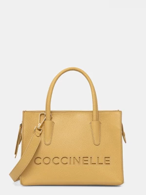 Obrázek produktu Coccinelle crossbody kabelka dámská kožená žlutá