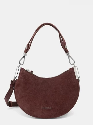 Obrázek produktu Coccinelle crossbody kabelka dámská semišová burgundské