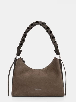 Obrázek produktu Coccinelle hobo kabelka dámská semišová BOHEME SUEDE BIMATERIAL zelená