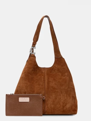 Obrázek produktu Coccinelle hobo kabelka dámská semišová hnědá