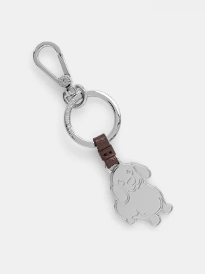 Obrázek produktu Coccinelle klíčenka dámská kovová BASIC METAL stříbrná