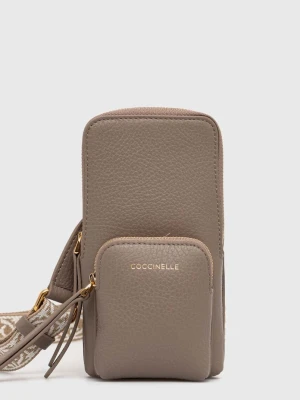 Obrázek produktu Coccinelle Kožené pouzdro na telefon PIXIE béžová