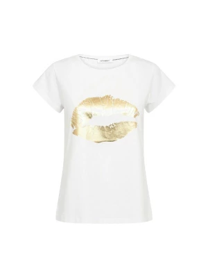 Obrázek produktu co'couture Top ' KissCC ' zlatá / bílá
